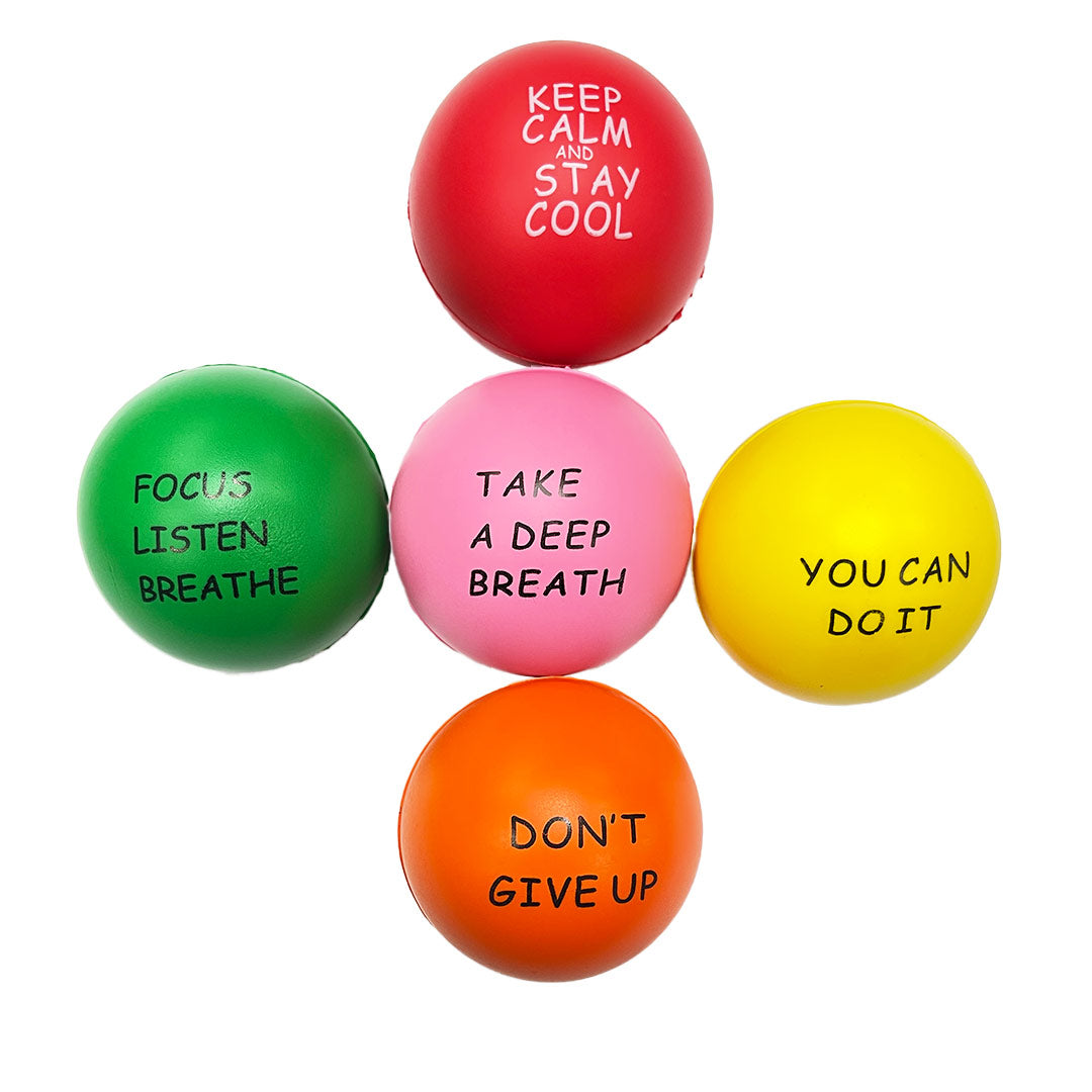 Motivational Stress Balls (Pack of 5) - Steps2Life
